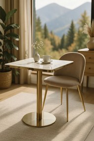 Tafel Firro Vierkant 70cm Goud