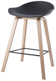 House of Rebels Barkruk - Romeo - 65 cm - Zwart - Hout - House of Rebels