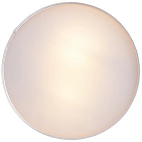 Moderne plafondlamp roze 40 cm met gouden binnenkant - Drum