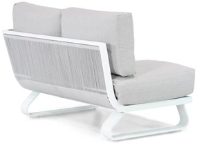 Santika Furniture Santika Corniche Open Bank Links - Quick Dry Foam Aluminium Wit