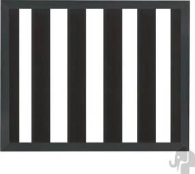 Tuinhek poort composiet Design antraciet met antraciet alu frame incl. beslag (100 x 80 cm)