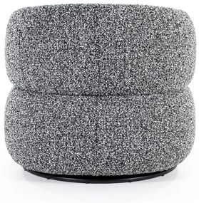 Eleonora Maeve Draaibare Fauteuil Rond Zwart