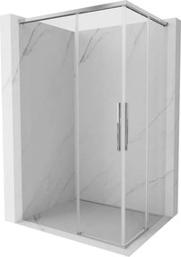 Mexen Rox Duo schuifbare douchecabine 110 x 80 cm, transparant, chroom - 8C2D-110-080-01-00