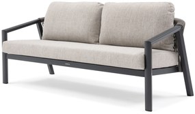 Stoel en Bank Loungeset 5 personen Aluminium Grijs  Lifestyle Garden Furniture Jada