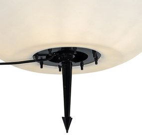 Moderne buitenlamp wit 77 cm IP65 - Nura Modern E27 IP65 Buitenverlichting bol / globe / rond