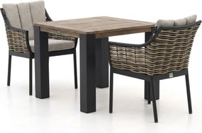 Diningset Apple Bee | 2 personen | Tuinset teakhout | 3-delig | Kees Smit Tuinmeubelen