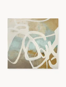 Handbeschilderde canvasdoek Notify
