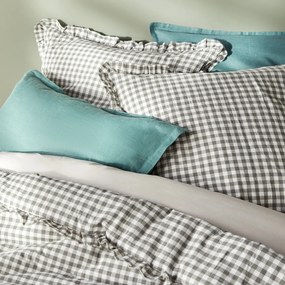 Gematelaasserd dekbed in gewassen katoen vichy, Georgette