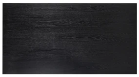Richmond Interiors Oakura Rechthoekige Salontafel Zwart - 150 X 80cm.