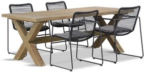 Tuinset 4 personen  Rope Grijs 4 Seasons Outdoor Elba/Oregon
