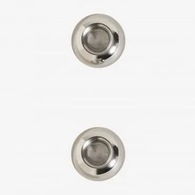 Pack Van 2 Kommen Van Roestvrij Staal Ladispoli Ø8 Cm - Sklum