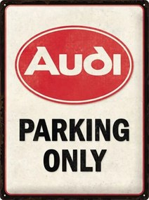 Metalen bord Audi - Parking Only