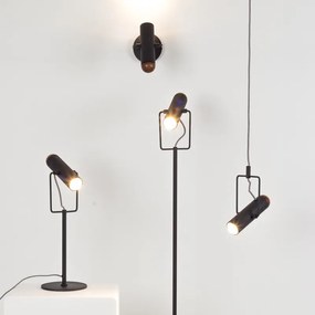 Zuiver Marlon Slanke Vloerlamp Zwart