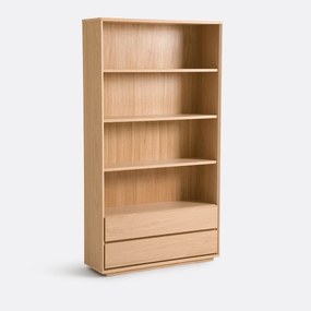 Boekenkast met 4 nissen en 2 lades, Norrem