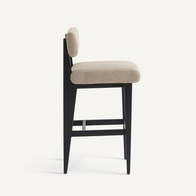 Barstoel in massief beuken en structuurstof, Izag