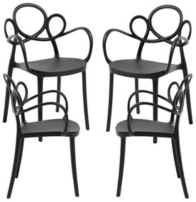 Pack 4 Sky Stoel met Armleuningen