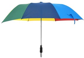vidaXL Paraplu automatisch inklapbaar 124 cm meerkleurig