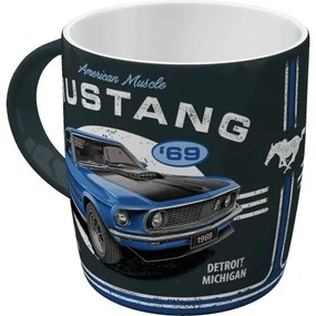 Koffie mok Ford Mustang - 1969 Mach 1 Blue