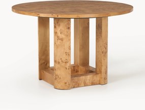 Ronde houten eettafel Edward, in verschillende formaten