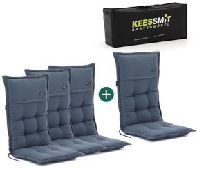 Madison tuinkussen set van 4 hoge rug