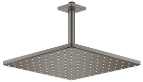 GROHE Rainshower Mono 310 Cube Hoofddouche - 31x31cm - 1 straalsoort - plafondarm 14.2cm - geborsteld hard graphite 26566al0