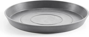 Ecopots onderschotel met waterreservoir - Rond - Grey - Diameter 21 x H2,5 cm