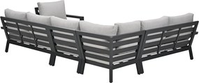 Garden Impressions Sorelli loungeset 6-delig - donker grijs