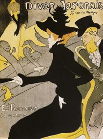 Kunstreproductie Poster for Divan Japonais, Toulouse-Lautrec, Henri de