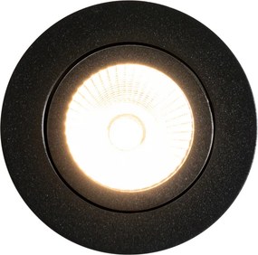 Inbouwspot zwart 6,8cm incl. LED 750 lm dimbaar IP23 - Gaius