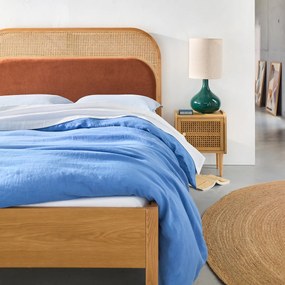 Nachtkastje 1 deur in vlechtwerk Tempa