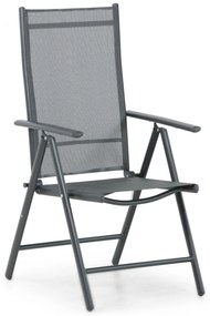 Domani Furniture Manu Standenstoel Aluminium/textileen Grijs