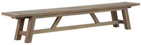 Garden Collections Lazio Picknick Bank Teak Grijs