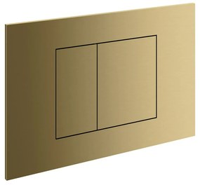 Hotbath Bas drukplaat voor Geberit UP320/UP720/TECE geborsteld messing PVD