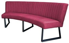 Eetkamerbank - Hengelo - stof Element fuchsia 19 - geschikt voor ovale tafel 240 cm