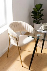 Moniel Foud Fluwelen Stoel