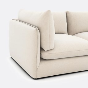 Modulaire 3-zitsbank in gemêleerd polyester, Malo