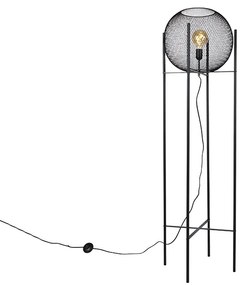 Moderne vloerlamp zwart - Mesh Ball Modern E27 Draadlamp Binnenverlichting Lamp