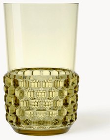 Waterglazen Jellies met structuurpatroon, 4 stuks