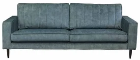3 zitsbank - Linje - velours Adore blauw 158