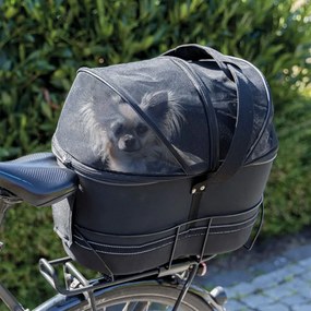TRIXIE Fietsmand voor huisdieren bagagedrager 29x42x48 cm zwart
