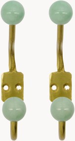 Handgemaakte metalen wandhaken Ball, 2-delig