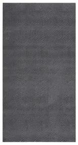 vidaXL Vloerkleed wasbaar zacht shaggy anti-slip 80x150 cm antraciet