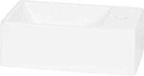 Saqu Inspire Fontein 1 kraangat Rechts 30,5x18x11 cm Wit