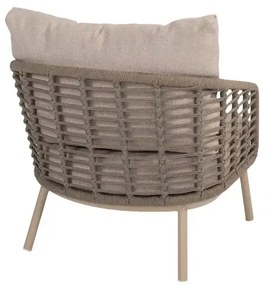 Taste by 4 Seasons Puglia loungestoel latte Loungestoel   taupe weerbestendig