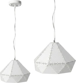 Metalen Plafondlamp Wit APP237-1CP