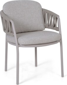 Tuinstoel Aluminium/rope Zand/Beige 4 Seasons Calma loft