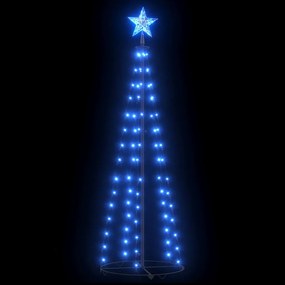 vidaXL Kegelkerstboom 84 LED's 50x150 cm blauw