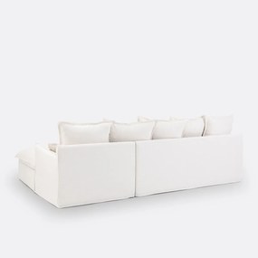 Hoes voor hoekbank in dik linnen, Odna