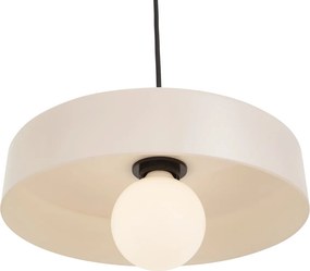 Retro hanglamp messing met wit voor railsysteem 1-fase - Iconic Jina