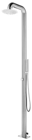 vidaXL Buitendouche 225 cm roestvrij staal